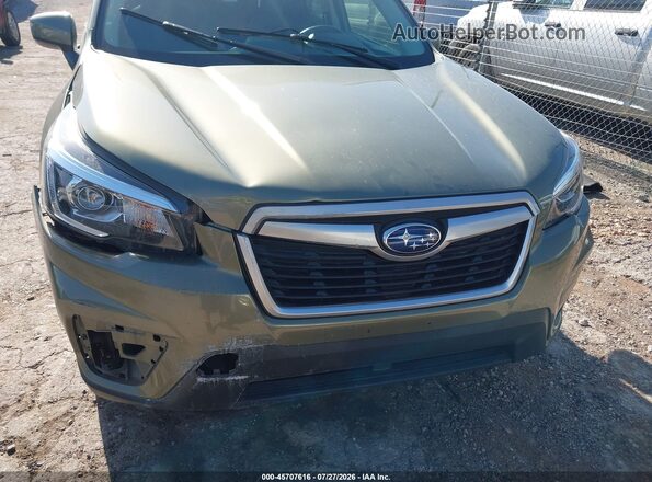 JF2SKAJC0LH528372 2020 SUBARU FORESTER Green Вид спереду