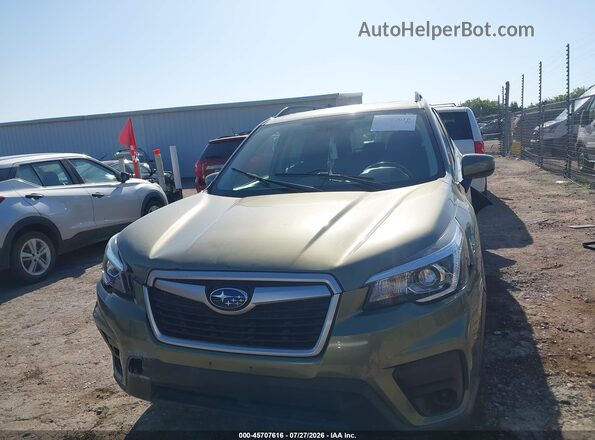 JF2SKAJC0LH528372 2020 SUBARU FORESTER Green Вид панелі приладів