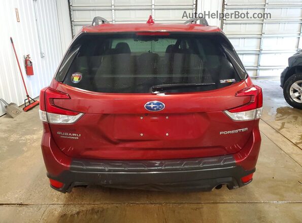 JF2SKAJC0LH552056 2020 SUBARU FORESTER Maroon უკანა ხედი