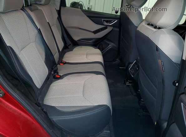 JF2SKAJC0LH552056 2020 SUBARU FORESTER Maroon უკანა სალონის ხედი