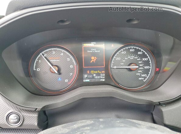 JF2SKAJC0PH415270 2023 SUBARU FORESTER Gray Вид щитка приладів