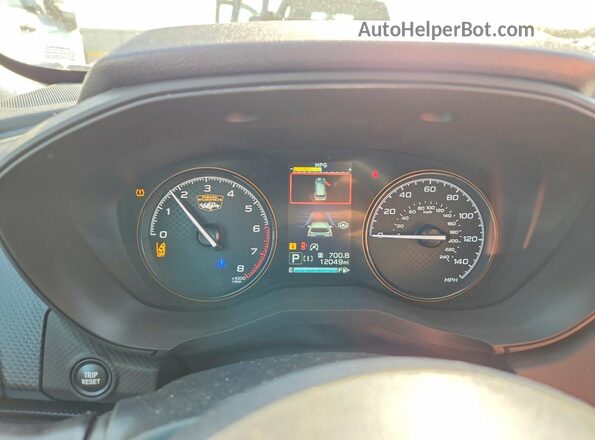 JF2SKAJC0RH530180 2024 SUBARU FORESTER Синий Вид щитка приборов