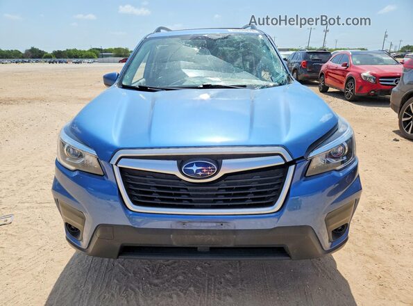 JF2SKAJC1LH488867 2020 SUBARU FORESTER Blue Vista frontal