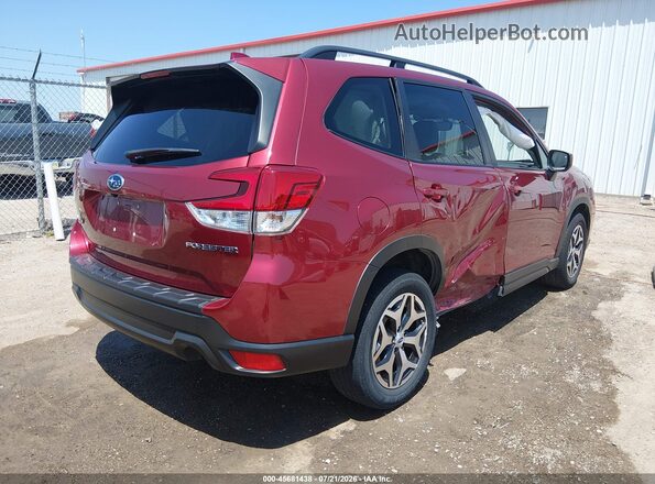JF2SKAJC1MH435801 2021 SUBARU FORESTER Red Задня права чверть