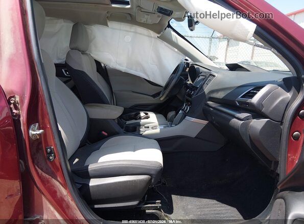 JF2SKAJC1MH435801 2021 SUBARU FORESTER Red Вид салону спереду