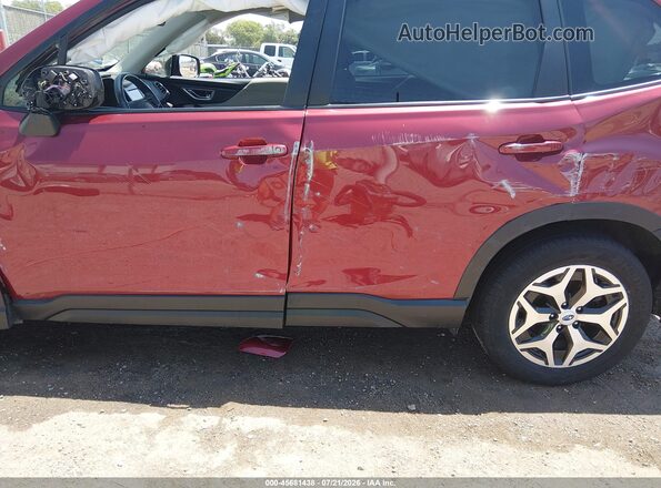 JF2SKAJC1MH435801 2021 SUBARU FORESTER Red Вид спереду