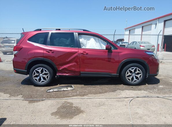 JF2SKAJC1MH435801 2021 SUBARU FORESTER Red Вид щитка приладів