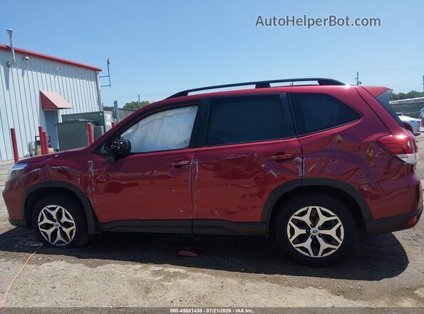 JF2SKAJC1MH435801 2021 SUBARU FORESTER Red Вид задньої частини салону