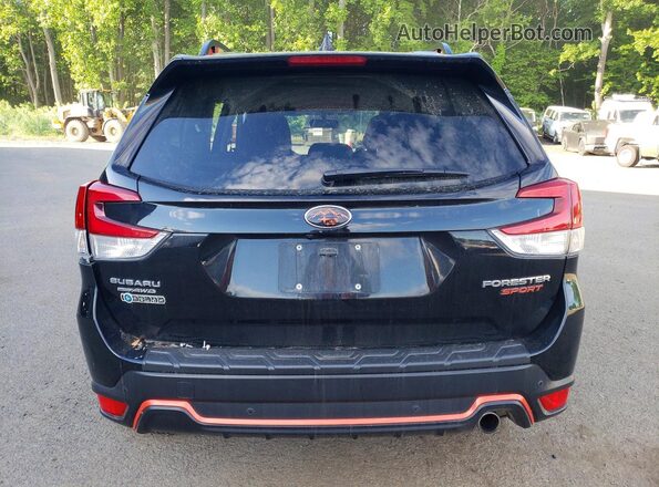 JF2SKAJC1NH426341 2022 SUBARU FORESTER Black Հետևի տեսք