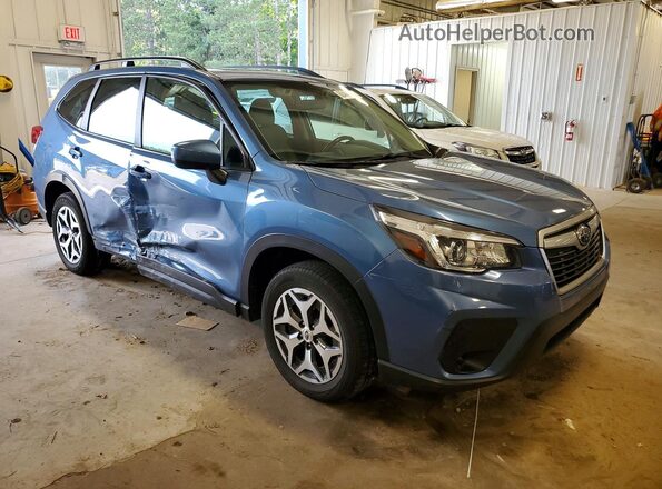 JF2SKAJC2LH516868 2020 SUBARU FORESTER Синий Передняя правая четверть