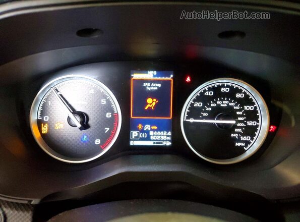 JF2SKAJC2LH516868 2020 SUBARU FORESTER Синий Вид щитка приборов