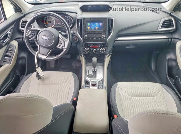 JF2SKAJC2LH523089 2020 SUBARU FORESTER Синий Вид панели приборов