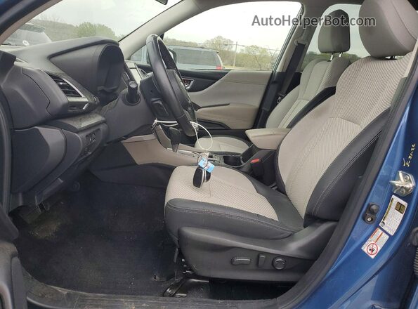 JF2SKAJC2LH523089 2020 SUBARU FORESTER Синий Вид салона спереди