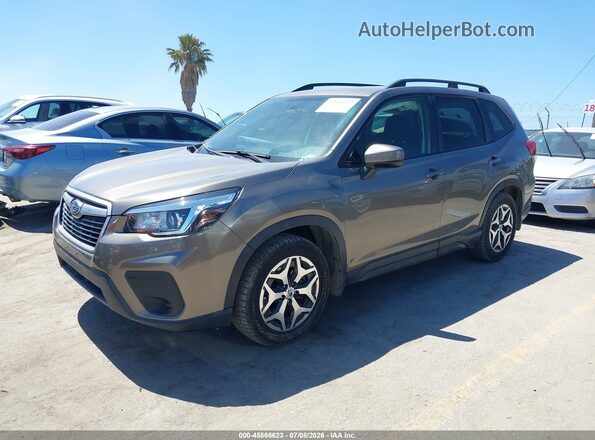 JF2SKAJC2LH538093 2020 SUBARU FORESTER Brown Front left