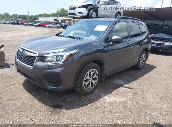 JF2SKAJC2LH556514 2020 SUBARU FORESTER Gray Przód lewy