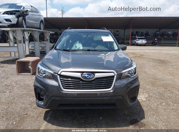 JF2SKAJC2LH556514 2020 SUBARU FORESTER Gray Widok zestawu wskaźników