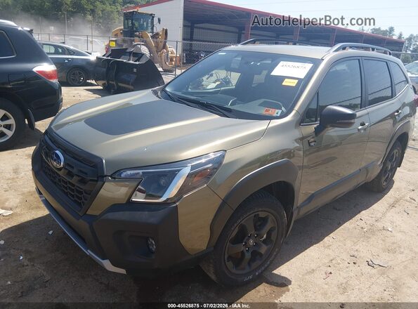 JF2SKAJC2SH402285 2025 SUBARU FORESTER Green Передня ліва чверть