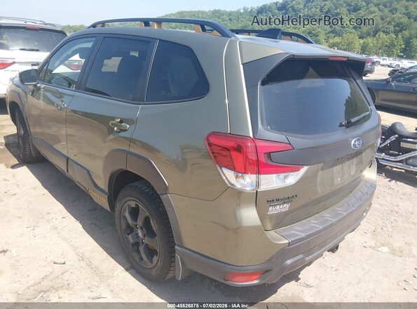 JF2SKAJC2SH402285 2025 SUBARU FORESTER Green Задня ліва чверть