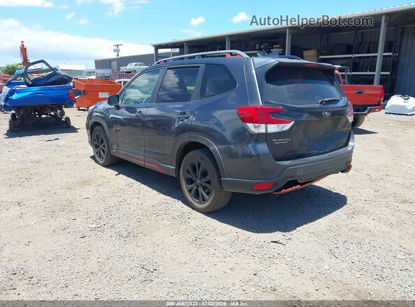 JF2SKAJC3KH508325 2019 SUBARU FORESTER Gray Հետևի ձախ
