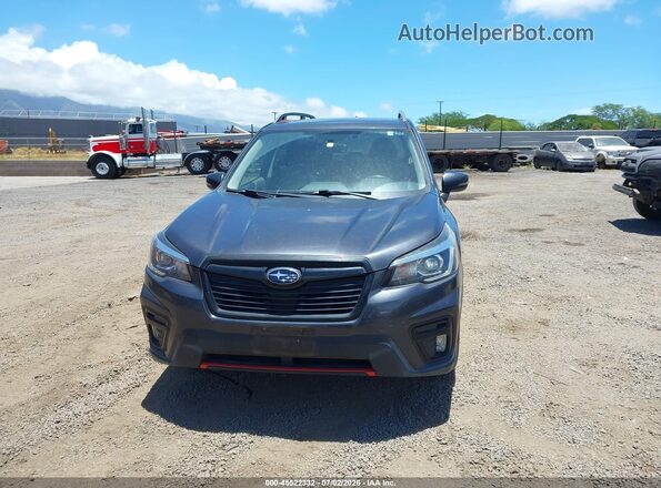 JF2SKAJC3KH508325 2019 SUBARU FORESTER Gray Սարքավորումների վահանակի տեսք