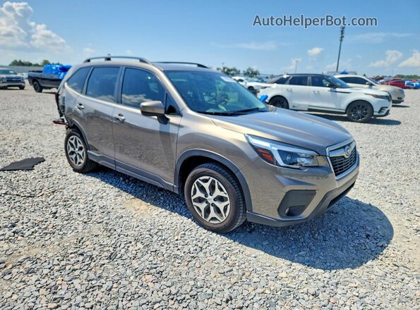 JF2SKAJC3MH514175 2021 SUBARU FORESTER Gray Front right