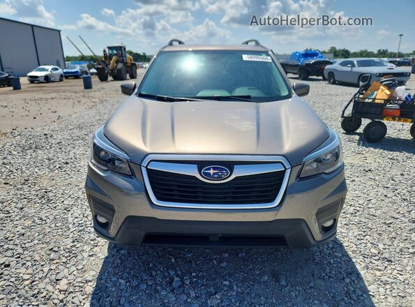 JF2SKAJC3MH514175 2021 SUBARU FORESTER Gray Front view