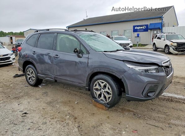 JF2SKAJC3MH559195 2021 SUBARU FORESTER Charcoal Delantero derecho