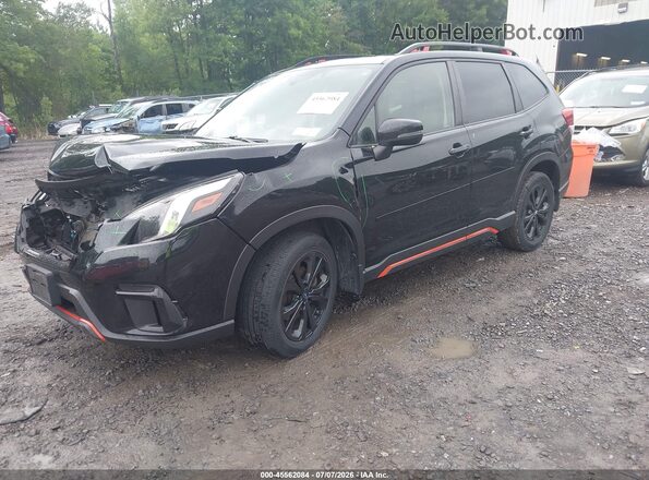 JF2SKAJC3NH517692 2022 SUBARU FORESTER Black Przód lewy