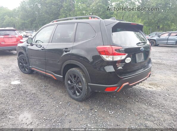 JF2SKAJC3NH517692 2022 SUBARU FORESTER Black Tył lewy