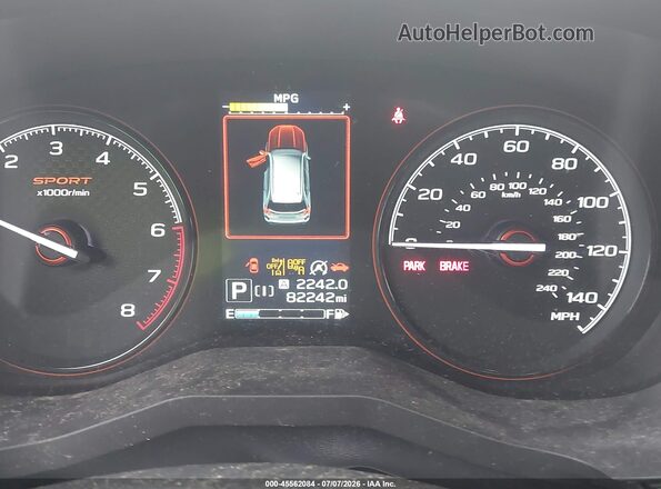 JF2SKAJC3NH517692 2022 SUBARU FORESTER Black Widok tylnych siedzeń