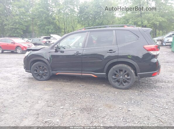 JF2SKAJC3NH517692 2022 SUBARU FORESTER Black Widok wnętrza 360 stopni