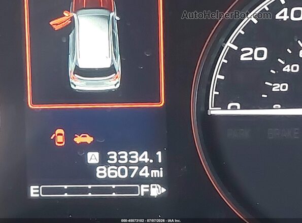 JF2SKAJC4KH542032 2019 SUBARU FORESTER White Widok tylnych siedzeń