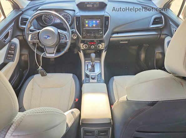 JF2SKAJC4LH587358 2020 SUBARU FORESTER Темно-бордовый Вид панели приборов