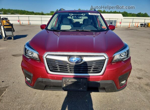 JF2SKAJC4LH587358 2020 SUBARU FORESTER Темно-бордовый Вид спереди
