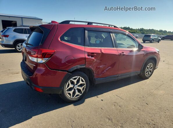 JF2SKAJC4LH587358 2020 SUBARU FORESTER Темно-бордовый Задняя правая четверть