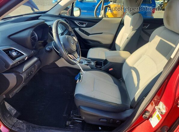 JF2SKAJC4LH587358 2020 SUBARU FORESTER Темно-бордовый Вид салона спереди