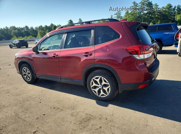 JF2SKAJC4LH587358 2020 SUBARU FORESTER Темно-бордовый Задняя левая четверть