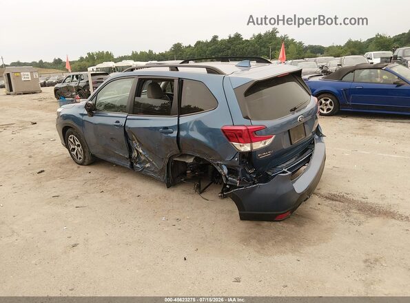 JF2SKAJC4MH512936 2021 SUBARU FORESTER Blue Trasero izquierdo
