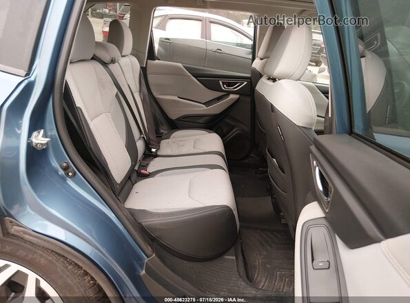 JF2SKAJC4MH512936 2021 SUBARU FORESTER Blue Vista de la etiqueta del VIN