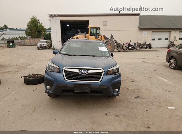 JF2SKAJC4MH512936 2021 SUBARU FORESTER Blue Vista interior trasera