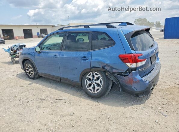 JF2SKAJC4MH554605 2021 SUBARU FORESTER Blue Rear left