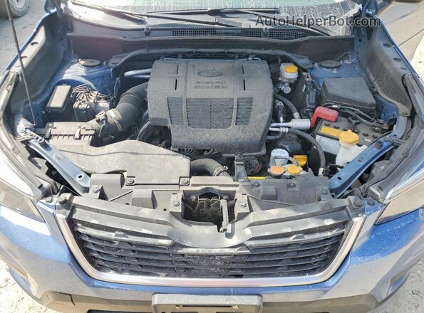 JF2SKAJC4MH554605 2021 SUBARU FORESTER Blue Engine compartment view