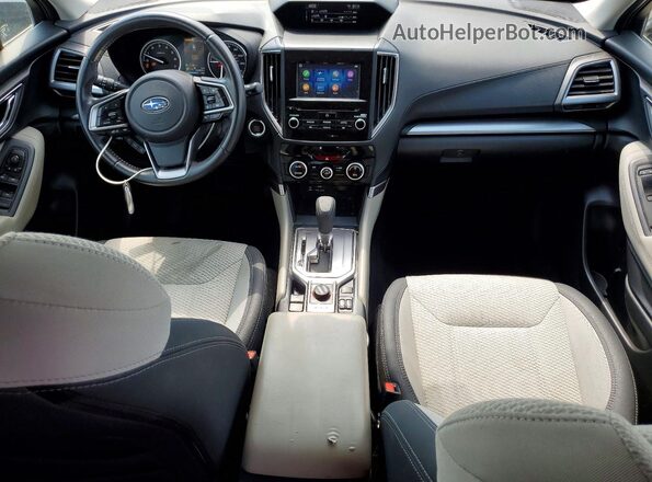 JF2SKAJC4MH554605 2021 SUBARU FORESTER Blue Dashboard view