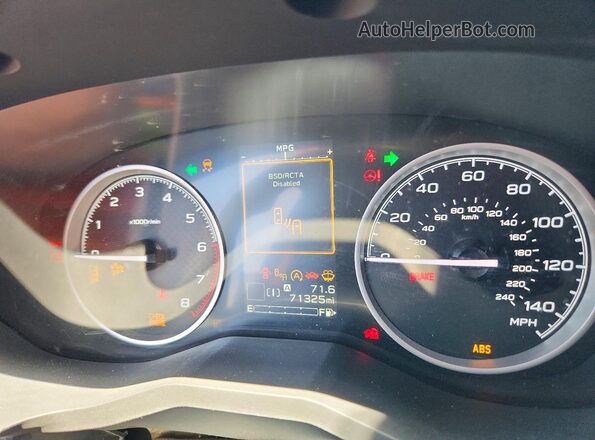 JF2SKAJC4MH556290 2021 SUBARU FORESTER Gold Widok zestawu wskaźników