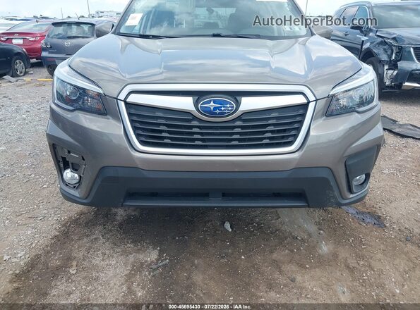 JF2SKAJC4MH584672 2021 SUBARU FORESTER Tan Սարքավորումների վահանակի տեսք