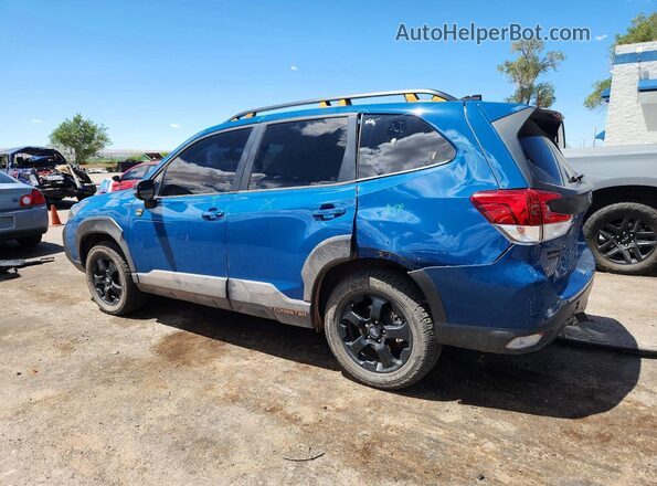 JF2SKAJC4RH527248 2024 SUBARU FORESTER Blue Trasero izquierdo