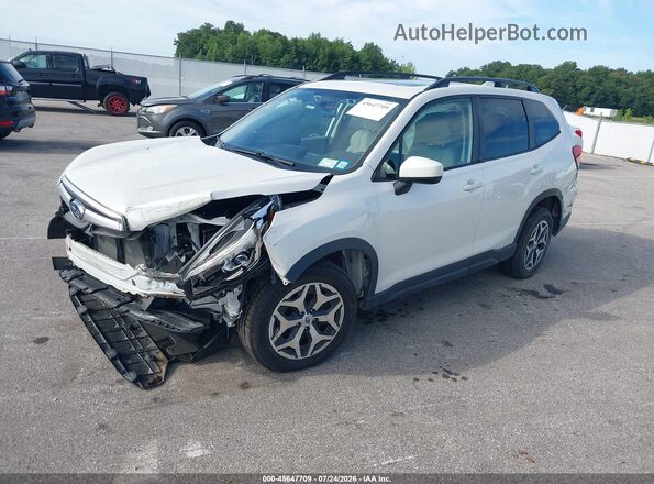 JF2SKAJC5LH538878 2020 SUBARU FORESTER White Przód lewy