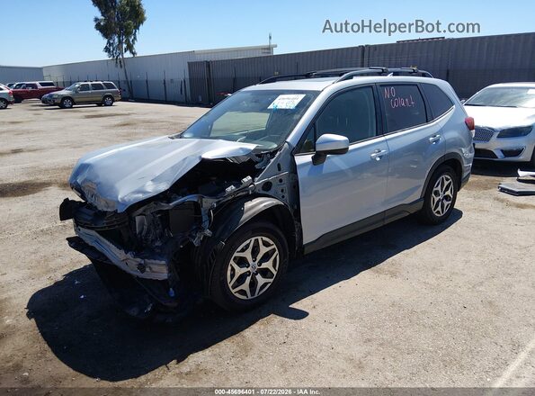 JF2SKAJC5MH430245 2021 SUBARU FORESTER Серебряный Передняя левая четверть