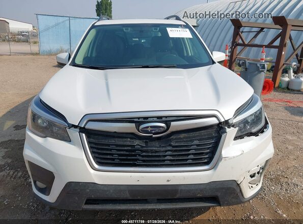 JF2SKAJC5MH467974 2021 SUBARU FORESTER White ხელსაწყოთა პანელის ხედი