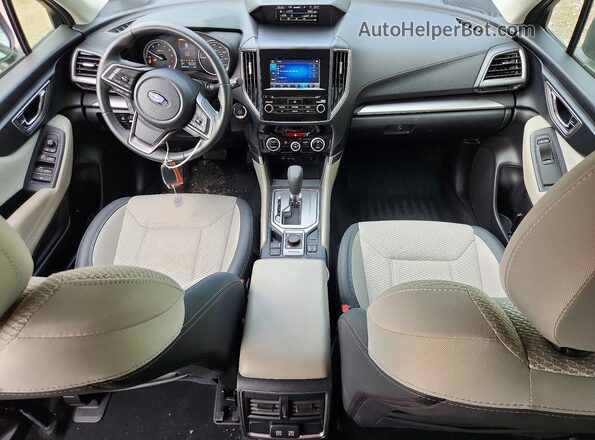 JF2SKAJC5MH508989 2021 SUBARU FORESTER Black Dashboard view